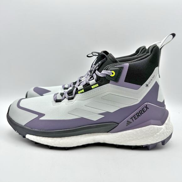 Adidas Womens Terrex Free Hiker 2 GTX Shoes US 10.5 Grey Purple Athletic WP NIB - Picture 9 of 13